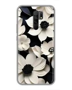 Чехол для Xiaomi Redmi 9 с картинкой «Объемные белые цветы» Чехол для Xiaomi Redmi 9 с картинкой «Объемные белые цветы»
