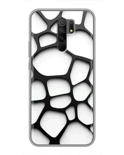 Чохол для Xiaomi Redmi 9 з картинкою «Біла об'ємна сітка» Чохол для Xiaomi Redmi 9 з картинкою «Біла об'ємна сітка»