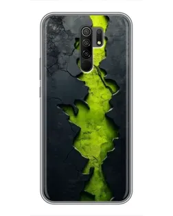Чехол для Xiaomi Redmi 9 с картинкой «Салатовый разлом скалы» Чехол для Xiaomi Redmi 9 с картинкой «Салатовый разлом скалы»