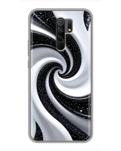 Чохол для Xiaomi Redmi 9 з картинкою «Чорно-біла спіраль» Чохол для Xiaomi Redmi 9 з картинкою «Чорно-біла спіраль»