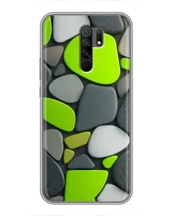Чехол для Xiaomi Redmi 9 с картинкой «Яркая неоновая галька» Чехол для Xiaomi Redmi 9 с картинкой «Яркая неоновая галька»