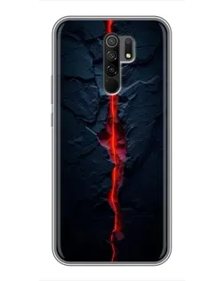 Чехол для Xiaomi Redmi 9 с картинкой «Kрасная лавовая трещина» Чехол для Xiaomi Redmi 9 с картинкой «Kрасная лавовая трещина»