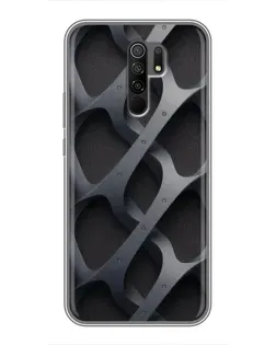 Чехол для Xiaomi Redmi 9 с картинкой «Объемное серое плетение» Чехол для Xiaomi Redmi 9 с картинкой «Объемное серое плетение»