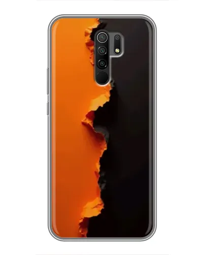 Чохол для Xiaomi Redmi 9 з картинкою «Помаранчевий розлом» Чохол для Xiaomi Redmi 9 з картинкою «Помаранчевий розлом»