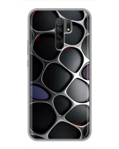 Чохол для Xiaomi Redmi 9 з картинкою «Об'ємна темна решітка» Чохол для Xiaomi Redmi 9 з картинкою «Об'ємна темна решітка»