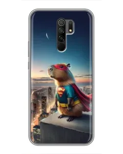 Чохол для Xiaomi Redmi 9 з картинкою «Капі-мен супергерой»