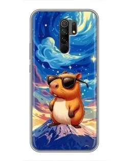 Чохол для Xiaomi Redmi 9 з картинкою «Капібара Ван Гога»