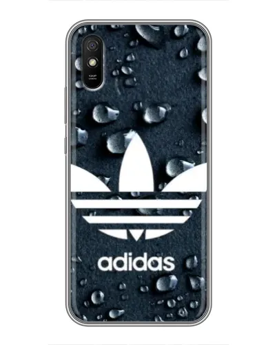 Чехол для Xiaomi Redmi 9A с картинкой «Adidas Trefoil Blue»