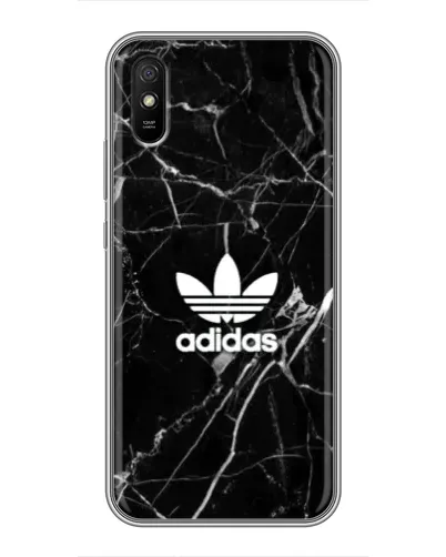 Чехол для Xiaomi Redmi 9A с картинкой «Белый мрамор Adidas»