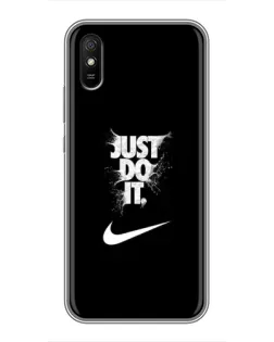 Чехол для Xiaomi Redmi 9A с картинкой «Текстовый принт Nike» Чехол для Xiaomi Redmi 9A с картинкой «Текстовый принт Nike»