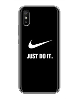 Чехол для Xiaomi Redmi 9A с картинкой «Классический принт Nike» Чехол для Xiaomi Redmi 9A с картинкой «Классический принт Nike»
