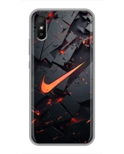 Чехол для Xiaomi Redmi 9A с картинкой «Nike — эффект разломов» Чехол для Xiaomi Redmi 9A с картинкой «Nike — эффект разломов»