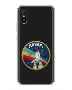 Чехол для Xiaomi Redmi 9A с картинкой «NASA — эмблема миссии» Чехол для Xiaomi Redmi 9A с картинкой «NASA — эмблема миссии»