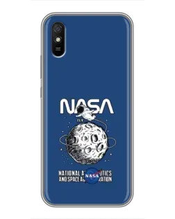 Чехол для Xiaomi Redmi 9A с картинкой «NASA — лунная миссия» Чехол для Xiaomi Redmi 9A с картинкой «NASA — лунная миссия»