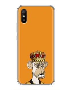 Чохол для Xiaomi Redmi 9A з картинкою «Золота мавпа Bored Ape»