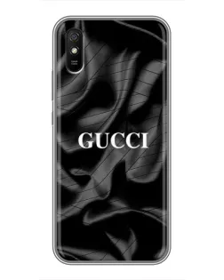 Чохол для Xiaomi Redmi 9A з картинкою «Gucci — шовкові хвилі»