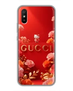 Чохол для Xiaomi Redmi 9A з картинкою «Gucci — золотий сад»