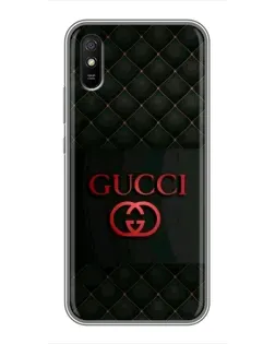 Чохол для Xiaomi Redmi 9A з картинкою «Gucci — стьобаний чорний»