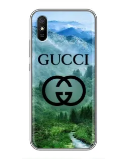 Чохол для Xiaomi Redmi 9A з картинкою «Gucci — гірський пейзаж»