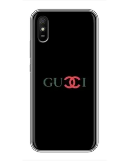 Чохол для Xiaomi Redmi 9A з картинкою «Gucci — червоний градієнт»