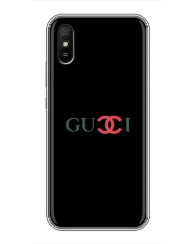 Чехол для Xiaomi Redmi 9A с картинкой «Gucci — красный градиент»