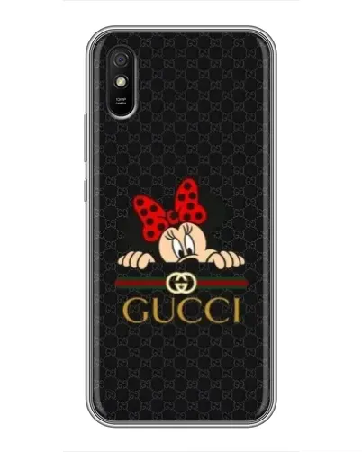 Чехол для Xiaomi Redmi 9A с картинкой «Минни Маус Gucci — черный» Чехол для Xiaomi Redmi 9A с картинкой «Минни Маус Gucci — черный»