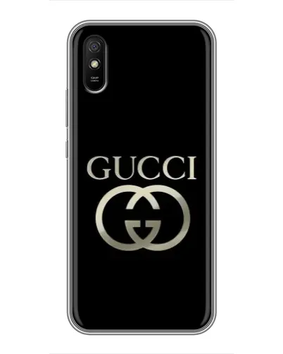 Чехол для Xiaomi Redmi 9A с картинкой «Gucci — золото на черном» Чехол для Xiaomi Redmi 9A с картинкой «Gucci — золото на черном»