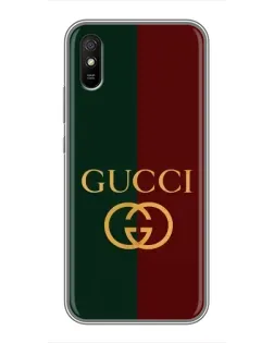 Чохол для Xiaomi Redmi 9A з картинкою «Gucci — темно-зелений градієнт»