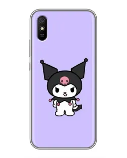 Чохол для Xiaomi Redmi 9A з картинкою «Kuromi — ніжний фіолетовий»