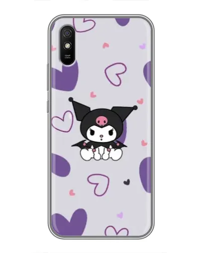 Чехол для Xiaomi Redmi 9A с картинкой «Kuromi и лавандовые сердца» Чехол для Xiaomi Redmi 9A с картинкой «Kuromi и лавандовые сердца»