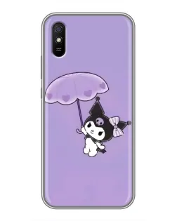Чохол для Xiaomi Redmi 9A з картинкою «Kuromi з парасолькою»