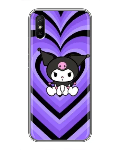 Чехол для Xiaomi Redmi 9A с картинкой «Kuromi и фиолетовые сердца» Чехол для Xiaomi Redmi 9A с картинкой «Kuromi и фиолетовые сердца»