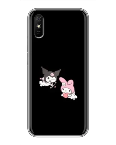 Чехол для Xiaomi Redmi 9A с картинкой «My Melody и Kuromi» Чехол для Xiaomi Redmi 9A с картинкой «My Melody и Kuromi»