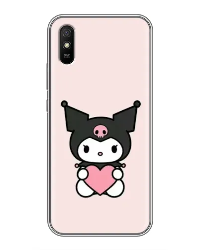 Чехол для Xiaomi Redmi 9A с картинкой «Kuromi и сердце» Чехол для Xiaomi Redmi 9A с картинкой «Kuromi и сердце»