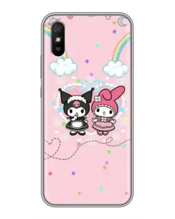 Чохол для Xiaomi Redmi 9A з картинкою «My Melody та Kuromi»