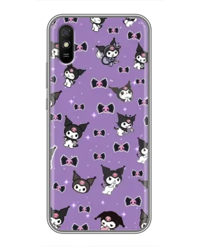Чехол для Xiaomi Redmi 9A с картинкой «Kuromi — паттерн» Чехол для Xiaomi Redmi 9A с картинкой «Kuromi — паттерн»