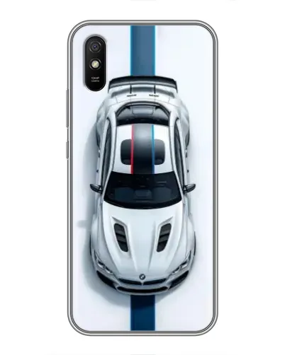 Чехол для Xiaomi Redmi 9A с картинкой «Вид сверху — BMW M» Чехол для Xiaomi Redmi 9A с картинкой «Вид сверху — BMW M»