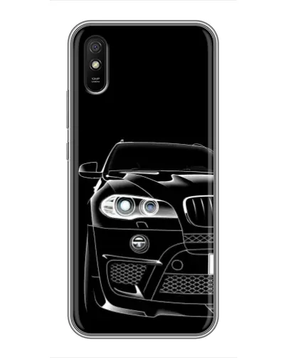 Чехол для Xiaomi Redmi 9A с картинкой «Темный силуэт BMW» Чехол для Xiaomi Redmi 9A с картинкой «Темный силуэт BMW»