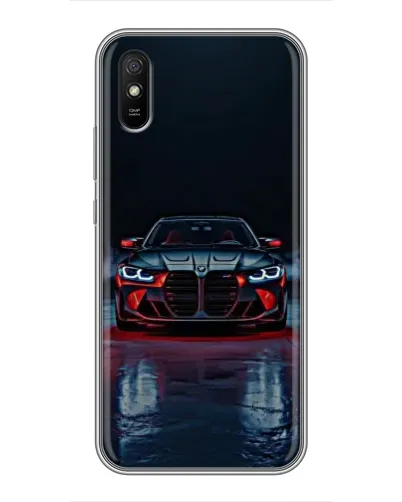 Чехол для Xiaomi Redmi 9A с картинкой «BMW на мокрой дороге» Чехол для Xiaomi Redmi 9A с картинкой «BMW на мокрой дороге»