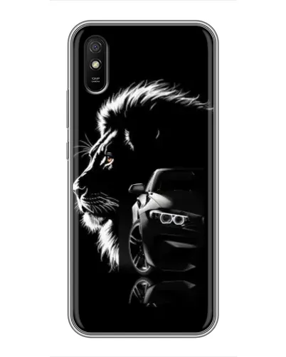 Чехол для Xiaomi Redmi 9A с картинкой «BMW и лев» Чехол для Xiaomi Redmi 9A с картинкой «BMW и лев»