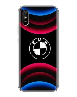 Чохол для Xiaomi Redmi 9A з картинкою «Логотип BMW та неонові дуги» Чохол для Xiaomi Redmi 9A з картинкою «Логотип BMW та неонові дуги»