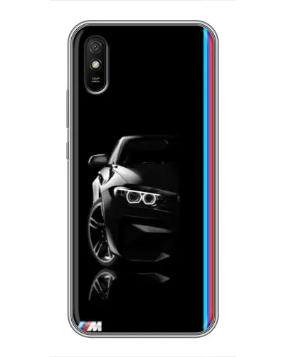 Чехол для Xiaomi Redmi 9A с картинкой «Силуэт BMW в темноте» Чехол для Xiaomi Redmi 9A с картинкой «Силуэт BMW в темноте»