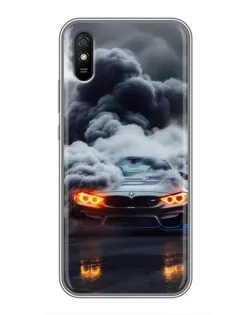 Чохол для Xiaomi Redmi 9A з картинкою «BMW у диму» Чохол для Xiaomi Redmi 9A з картинкою «BMW у диму»