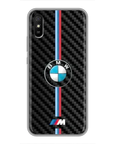 Чехол для Xiaomi Redmi 9A с картинкой «Эмблема BMW и карбон» Чехол для Xiaomi Redmi 9A с картинкой «Эмблема BMW и карбон»