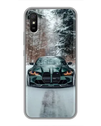 Чехол для Xiaomi Redmi 9A с картинкой «BMW в зимнем лесу» Чехол для Xiaomi Redmi 9A с картинкой «BMW в зимнем лесу»