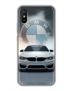 Чохол для Xiaomi Redmi 9A з картинкою «BMW в білому диму» Чохол для Xiaomi Redmi 9A з картинкою «BMW в білому диму»