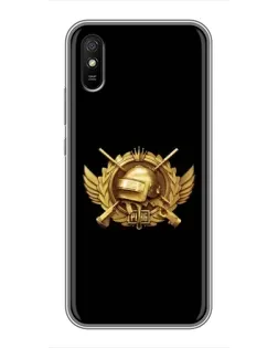 Чехол для Xiaomi Redmi 9A с картинкой «PUBG — оранжевый градиент» Чехол для Xiaomi Redmi 9A с картинкой «PUBG — оранжевый градиент»