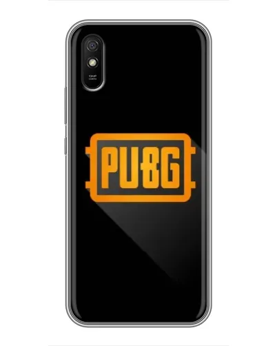 Чехол для Xiaomi Redmi 9A с картинкой «PUBG — рамка лого»