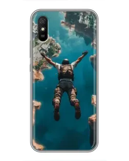 Чохол для Xiaomi Redmi 9A з картинкою «PUBG — вільне падіння»