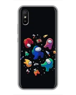 Чехол для Xiaomi Redmi 9A с картинкой «Among Us космос» Чехол для Xiaomi Redmi 9A с картинкой «Among Us космос»